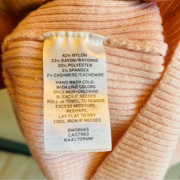 RACHEL PARCELL Mock Neck Ribbed Sweater Size XS - Picture 9 of 9